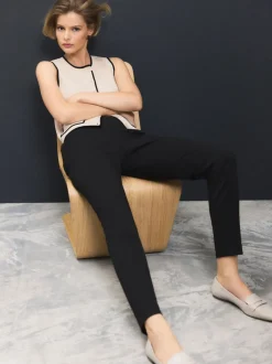 Kostuums En Werkkleding|Broeken*Next Zwart - Skinny getailleerde broek