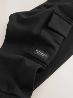 Jeans En Joggingbroeken|Joggingbroeken*Next Zwart - Skinny utility-joggingbroek (3mnd -7jr)