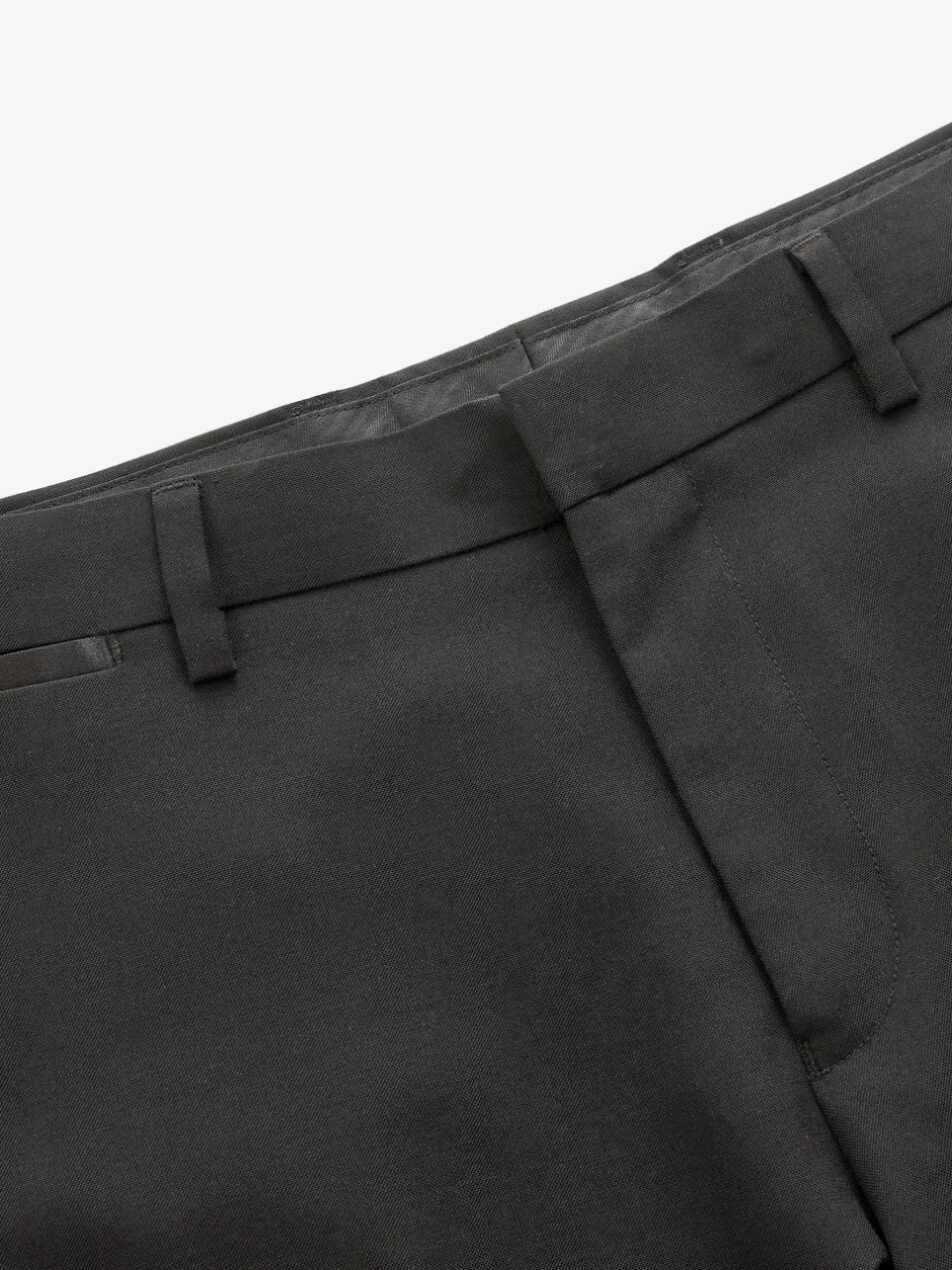 Smokings En Feestkleding*Next Zwart - Skinny-fit smoking: pantalon