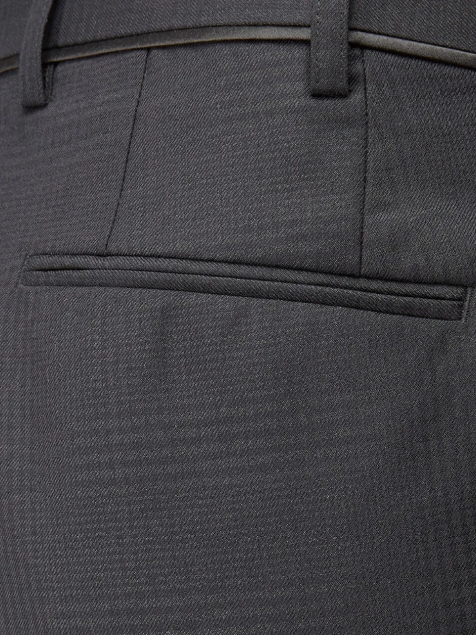Smokings En Feestkleding*Skopes - getailleerd Newman-kostuum met ruit: pantalon Zwart