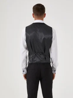 Vesten|Skopes - Milan Scoop Slim fit gilet Zwart