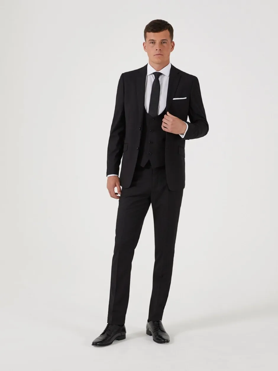 Pakken|Skopes - Slim fit Milan Pak Jack Zwart