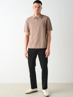 Broeken En Chino's|Next - Slim Fit - 5 Broek met zakken Soft Touch Zwart