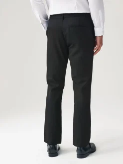 Formele Broek*Next - Slim Fit - 2 Modieuze broeken zonder bandplooi Zwart