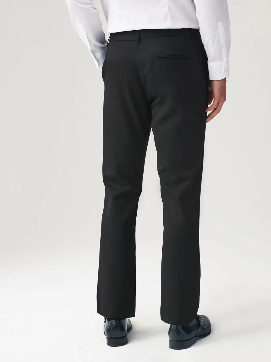 Formele Broek*Next - Slim Fit - 2 Modieuze broeken zonder bandplooi Zwart