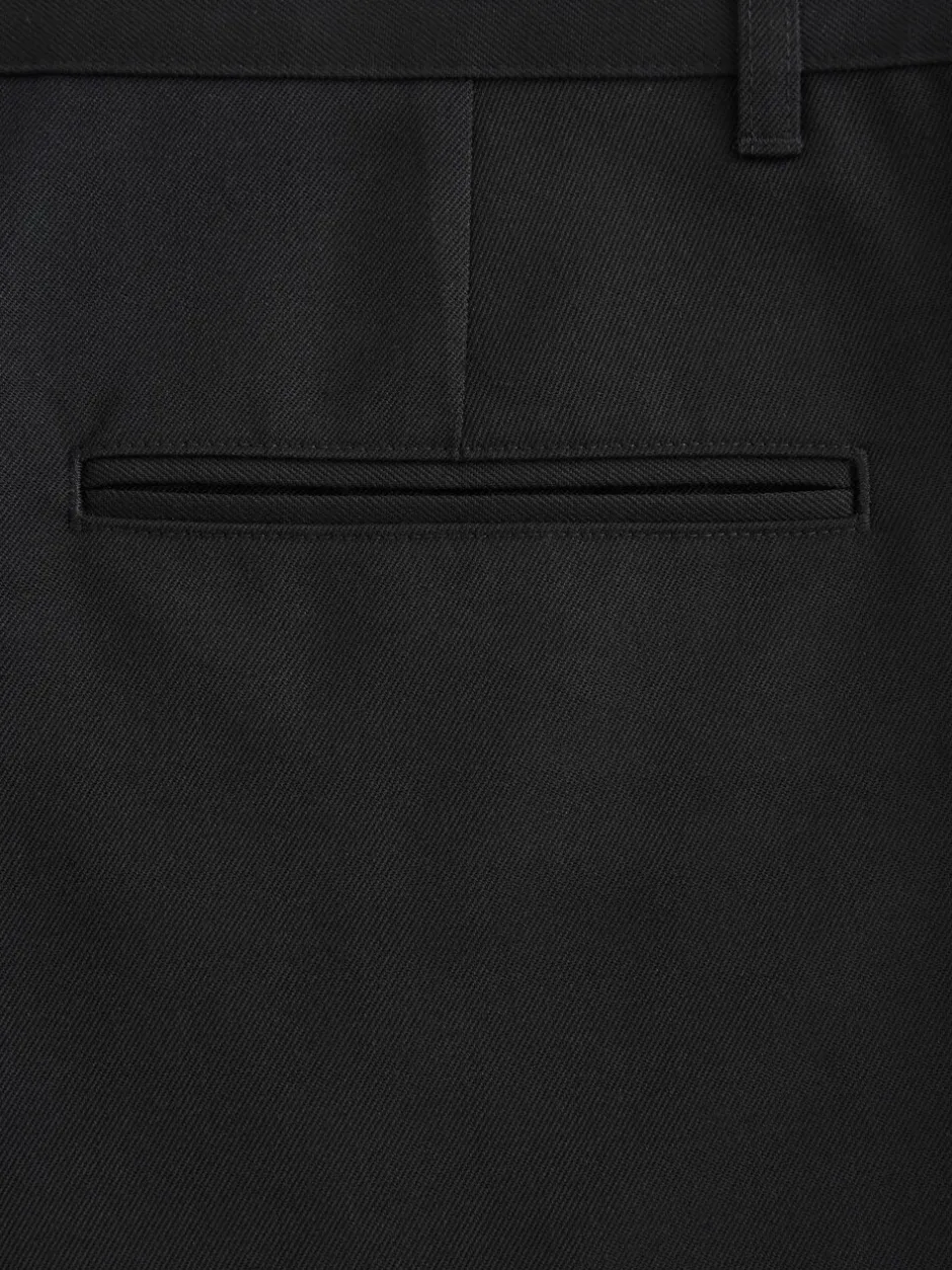 Formele Broek*Next - Slim Fit - 2 Modieuze broeken zonder bandplooi Zwart