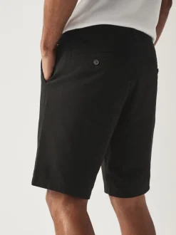 Shorts|Next Zwart - Slim Fit - Chinoshort met stretch