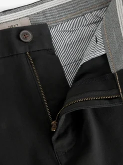 Shorts|Next Zwart - Slim Fit - Chinoshort met stretch