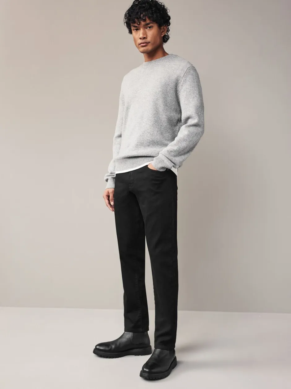 Jeans*Next Zwart - Slim Fit - Comfortabele stretchjeans