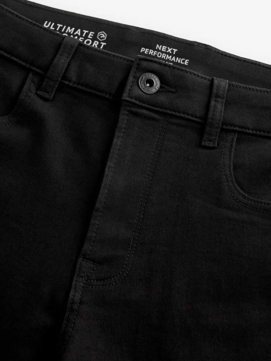 Jeans*Next Zwart - Slim Fit - Comfortabele stretchjeans