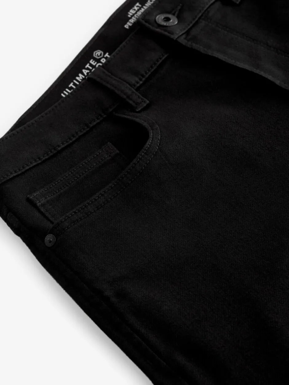 Jeans*Next Zwart - Slim Fit - Comfortabele stretchjeans