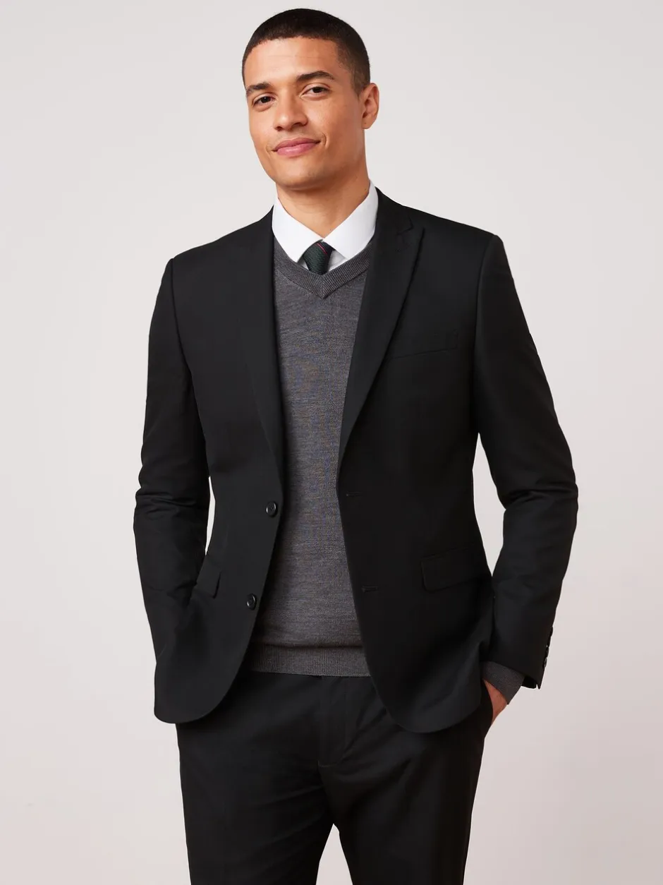 Blazers En Business-Jasjes|Pakken|Next - Slim Fit - Kostuum met twee knopen: colbert Zwart