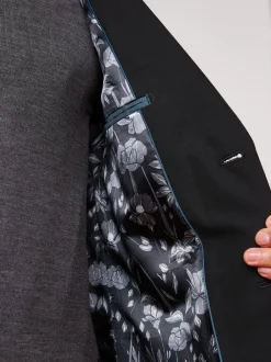Blazers En Business-Jasjes|Pakken|Next - Slim Fit - Kostuum met twee knopen: colbert Zwart