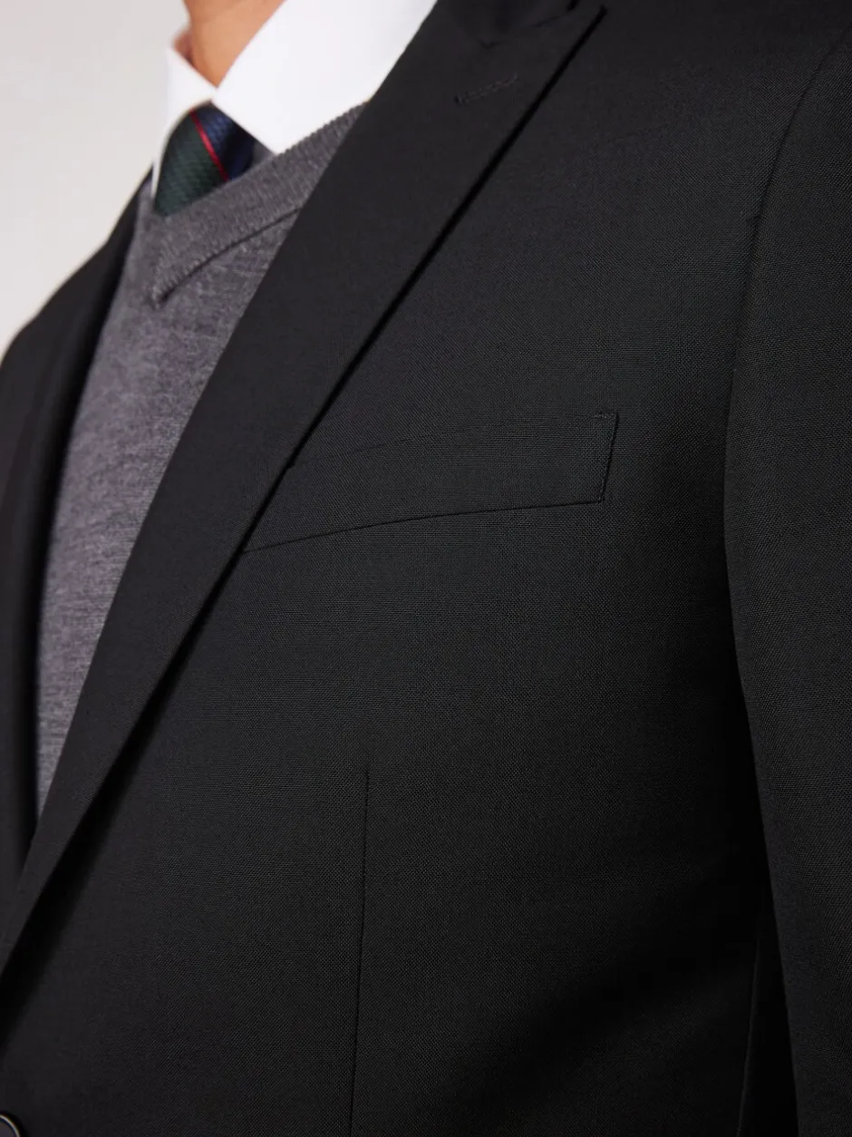 Blazers En Business-Jasjes|Pakken|Next - Slim Fit - Kostuum met twee knopen: colbert Zwart