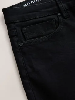 Jeans|Next Zwart - Slim Fit - Motionflex jeans