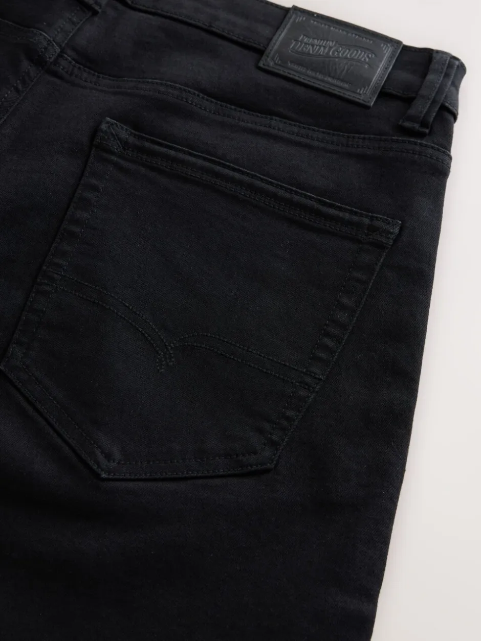 Jeans|Next Zwart - Slim Fit - Motionflex jeans