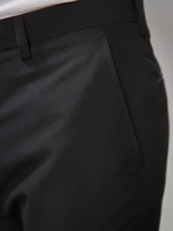 Smokings En Feestkleding*Next - Slim Fit - Pantalon in smokingstijl Zwart