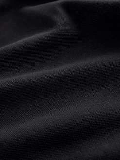 T-Shirts En Hemden|Poloshirts|Next - Slim Fit - Piqué polo met lange mouwen Zwart