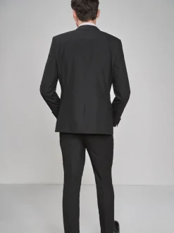 Smokings En Feestkleding|Blazers En Business-Jasjes|Next - Slim Fit - Smoking: colbert Zwart