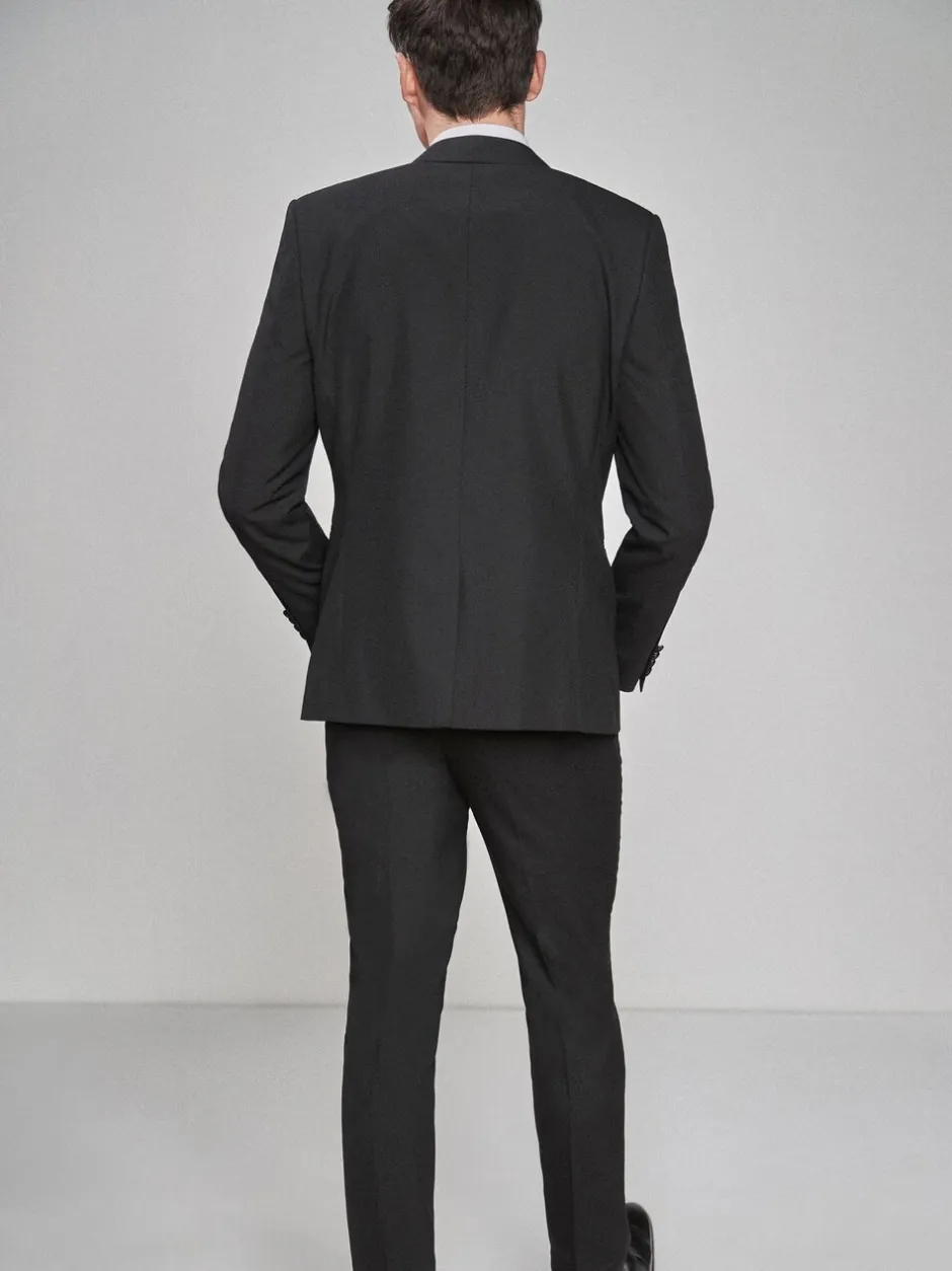 Smokings En Feestkleding|Blazers En Business-Jasjes|Next - Slim Fit - Smoking: colbert Zwart