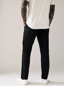 Broeken En Chino's*Next Zwart - Slim Fit - Stretchy chino