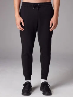 Joggingbroeken*Next - Slim Fit Brushback Heavyweight 2 Pack Joggers Zwart