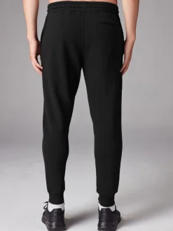 Joggingbroeken*Next - Slim Fit Brushback Heavyweight 2 Pack Joggers Zwart