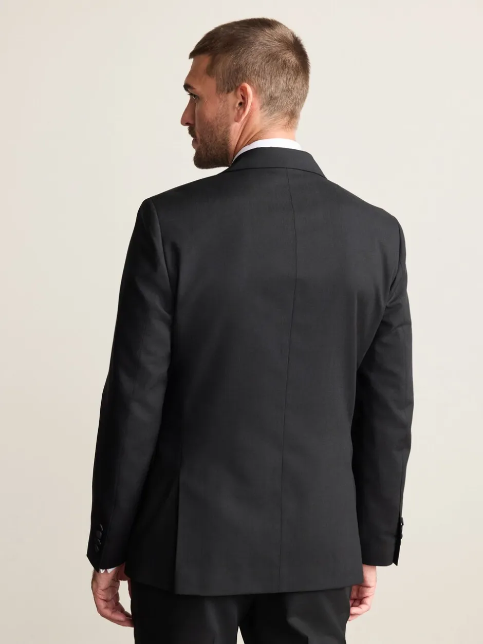 Smokings En Feestkleding|Next Zwart - Slim Fit Signature Nova Fides 100% Italian Wool Tuxedo Suit Jacket