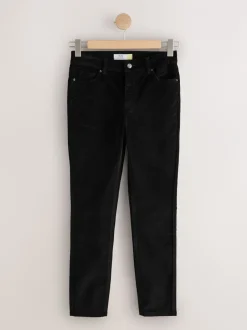 Jeans*Next - Slim Velvet Cord Jeans Zwart