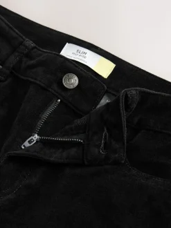 Jeans*Next - Slim Velvet Cord Jeans Zwart