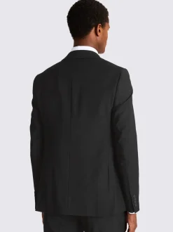 Blazers En Business-Jasjes|Pakken*MOSS - Smal - - Stretch colbert Zwart