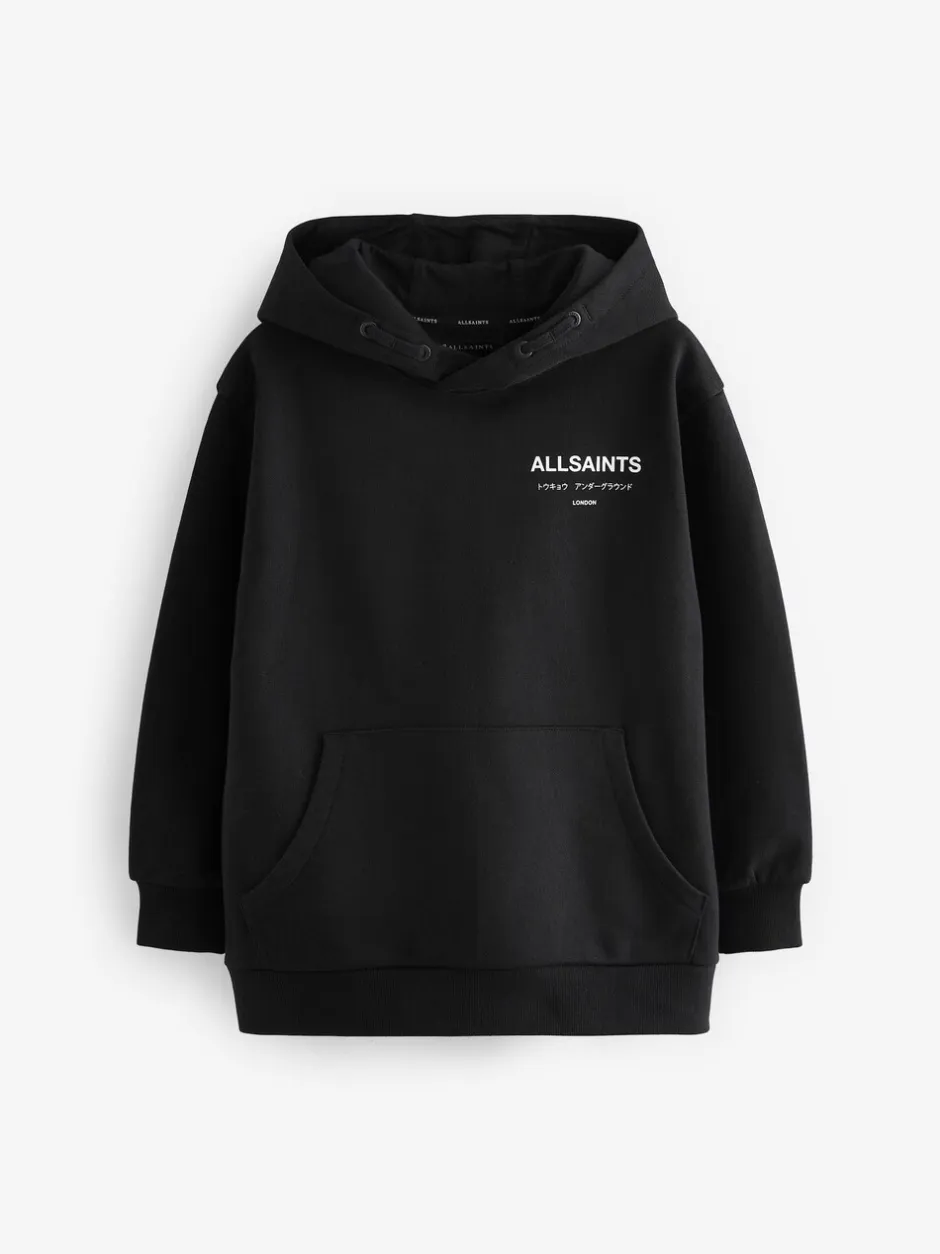 Sweaters En Hoody´S|smALLSAINTS Zwart - Oversized Underground Pullover Hoodie