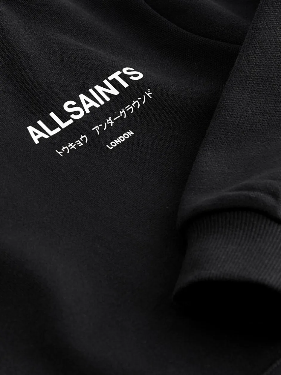 Sweaters En Hoody´S|smALLSAINTS Zwart - Oversized Underground Pullover Hoodie