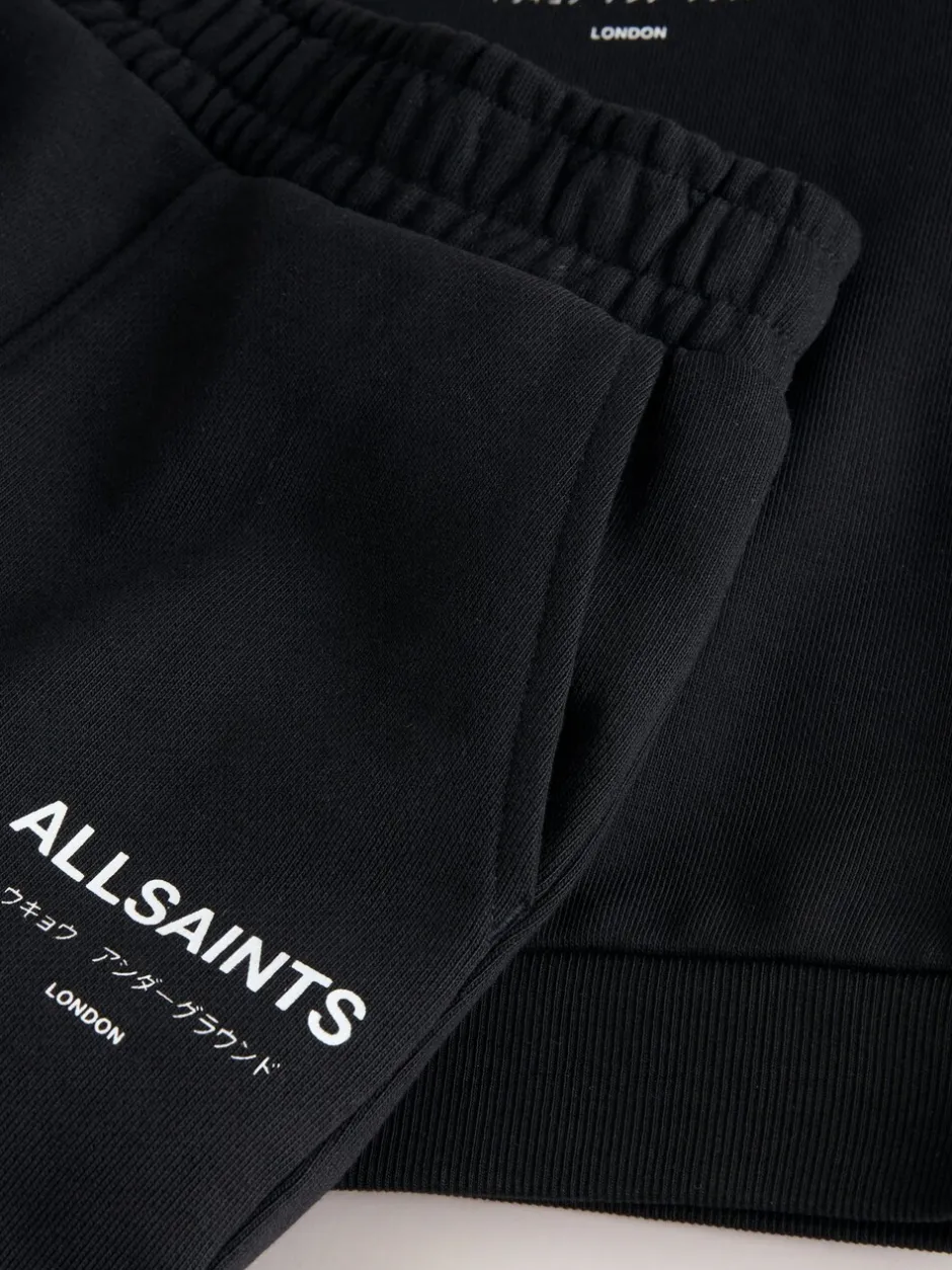 Joggingbroeken|Sweaters En Hoody´S|smALLSAINTS Zwart - Underground Oversized Set van Sweatshirt en Joggingbroek voor Jongere Jongens