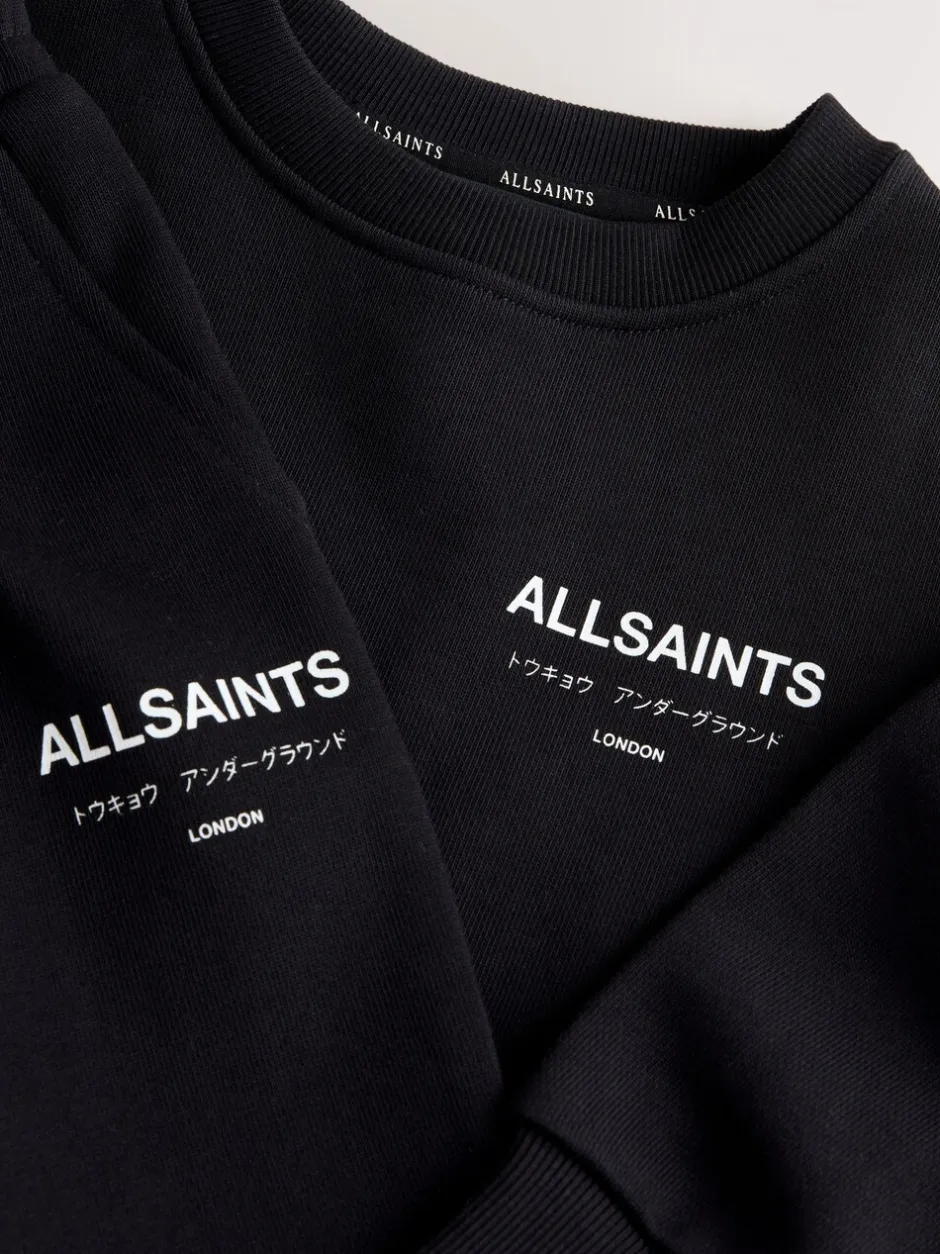 Joggingbroeken|Sweaters En Hoody´S|smALLSAINTS Zwart - Underground Oversized Set van Sweatshirt en Joggingbroek voor Jongere Jongens