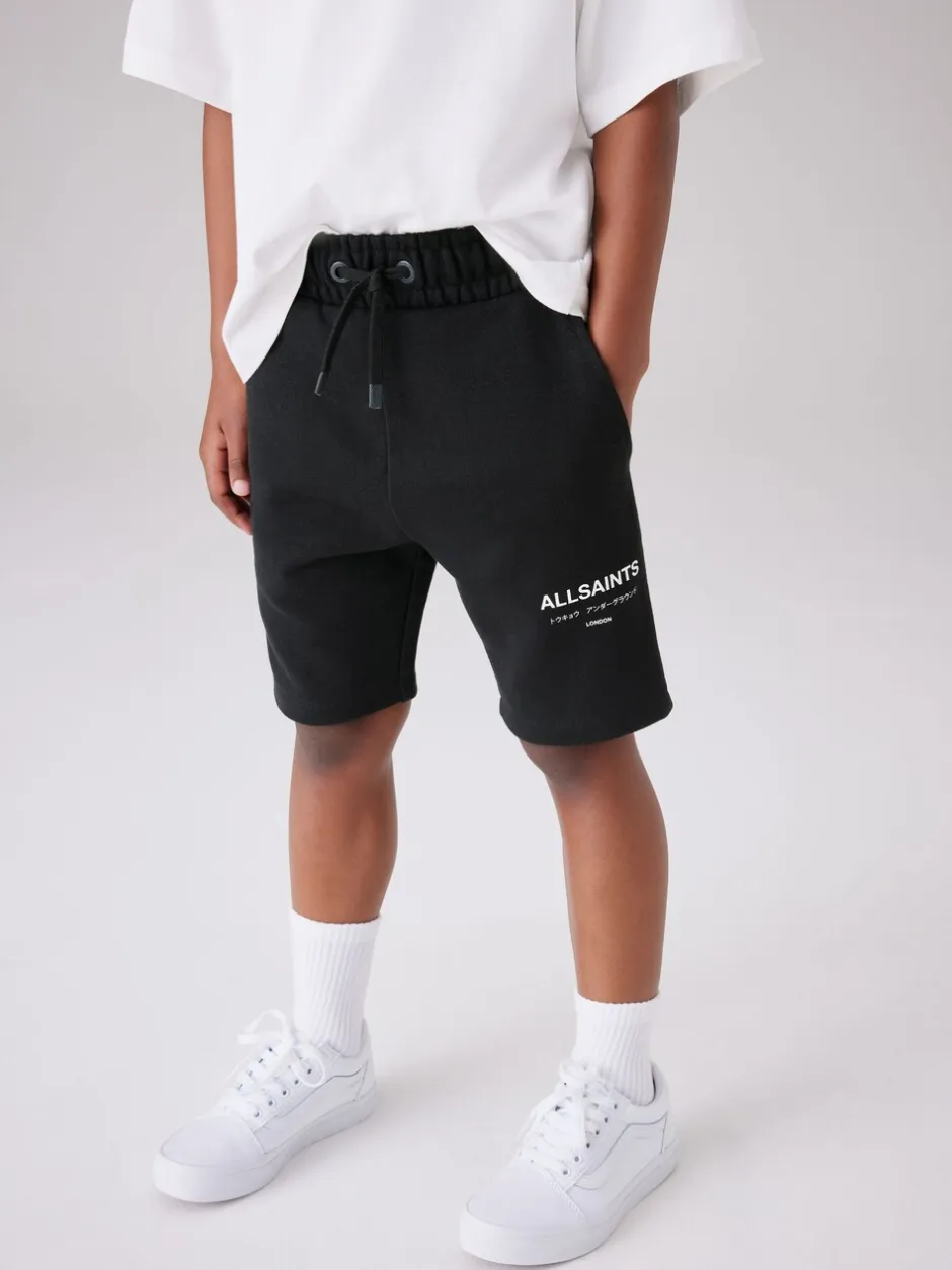 Shorts|smALLSAINTS Zwart - Underground Sweat 100% Cotton Shorts