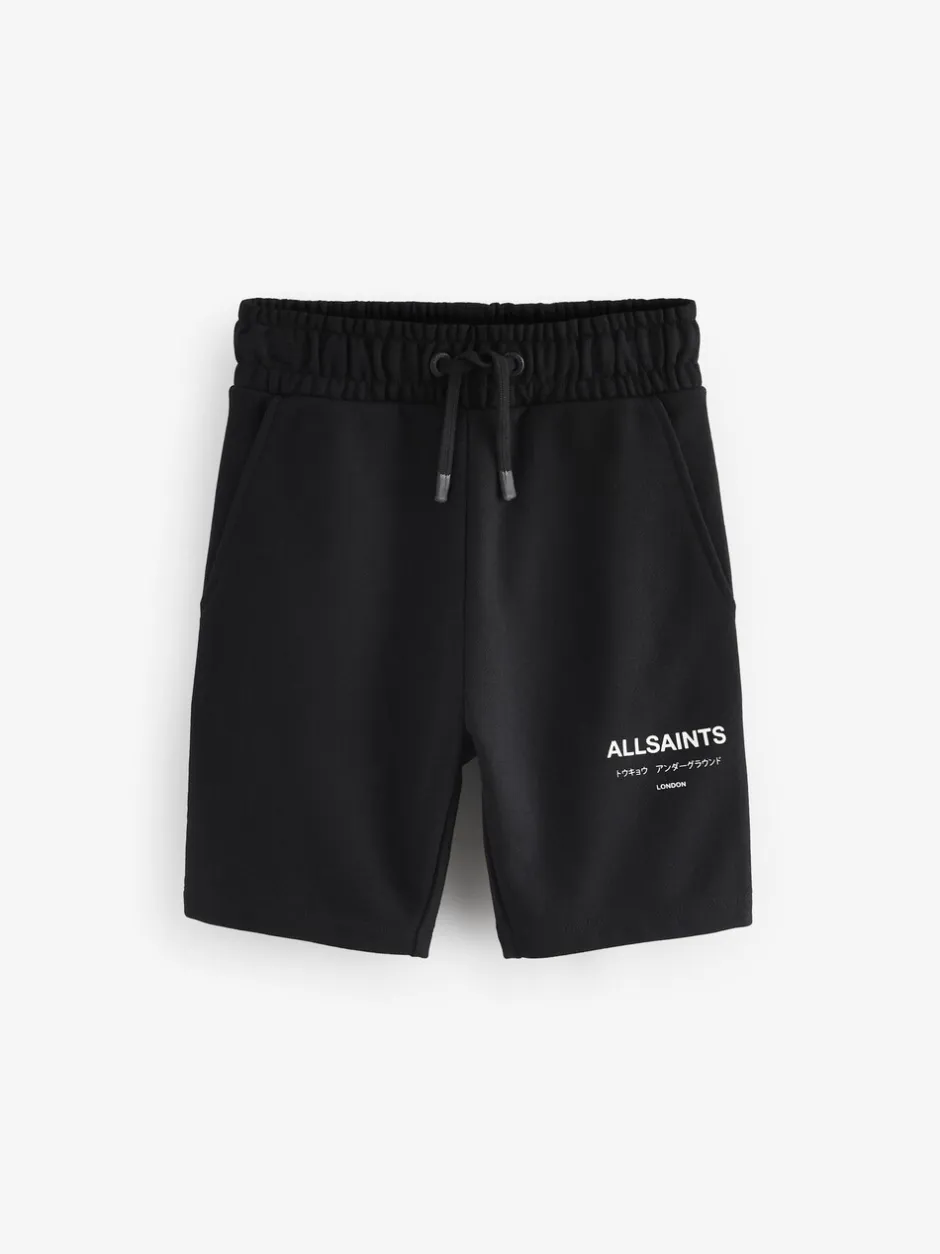 Shorts|smALLSAINTS Zwart - Underground Sweat 100% Cotton Shorts