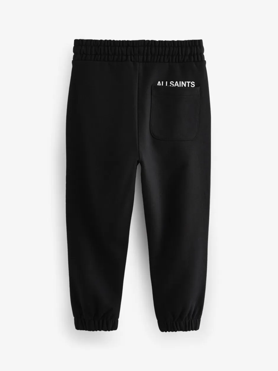 Joggingbroeken|smALLSAINTS - Underground rechte joggingbroek met omslag van 100% katoen Zwart