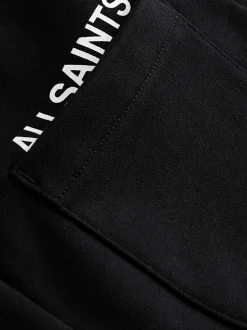 Joggingbroeken|smALLSAINTS - Underground rechte joggingbroek met omslag van 100% katoen Zwart