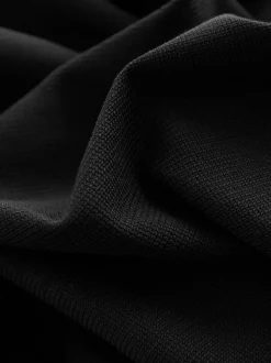 Poloshirts*Next - Smart poloshirt met textuur en rits Zwart