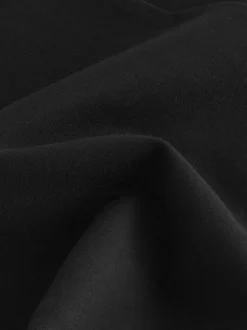 Broeken*Next - Smoothing Ponte Jersey Broek met Wijde Pijpen Zwart