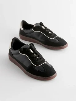 Sneakers*Next Zwart - Sneaker met veters