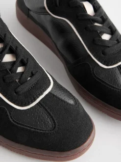 Sneakers*Next Zwart - Sneaker met veters