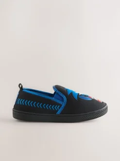 Pantoffels|Nachtkleding En Pyjama's*Next Zwart - Sonic pantoffels met omgevende zool