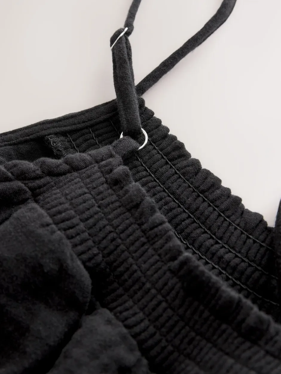 Jumpsuits En Playsuits*Next - Speelpakje met dubbele stof Zwart