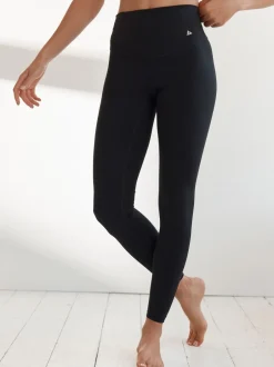 Leggings En Joggingbroeken|Sportkleding*Next - Sport Dry Tech buikcorrigerende legging met hoge taille en volledige lengte Zwart