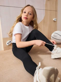 Broeken En Leggings|Next - Sportleggings (3-16 jr) Zwart