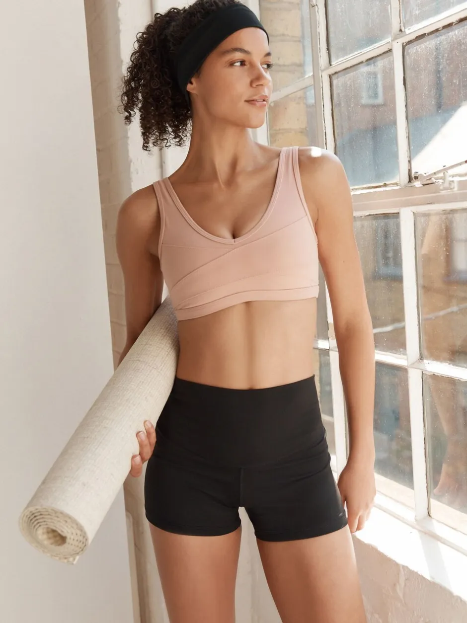 Shorts*Next Zwart - Sports Dry Tech buikcorrigerende shorts