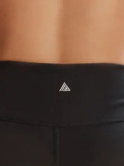 Shorts*Next Zwart - Sports Dry Tech buikcorrigerende shorts
