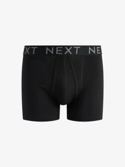 Ondergoed|Ondergoed*Next Zwart - Standaard - 10 Boxershorts zonder plooi